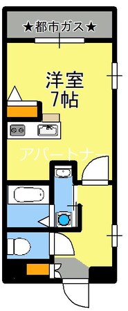 涙橋駅 徒歩3分 3階の物件間取画像